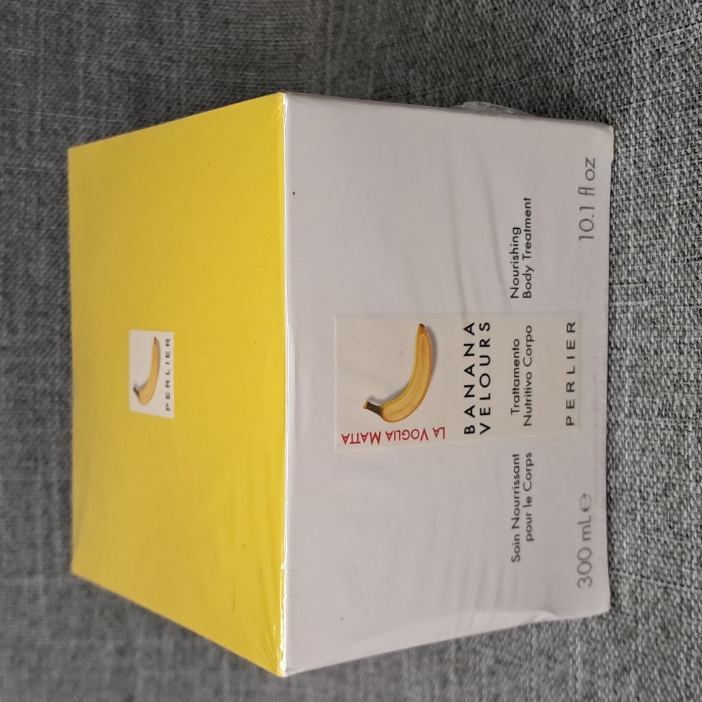 Perlier Banana Velours Nourishing Body Treatment 10.1 fl oz New Sealed